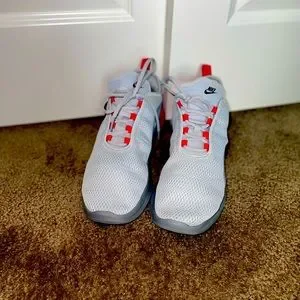 Men\'s Nike Air Max Motion 2 US Size 11.5 Wolf Gray & Red CI7589-001 Sneakers Nike Air Max Motion 2 Running Shoes C17589-001 Wolf Grey Red  main image 3